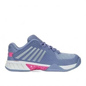 NEW K-SWISS women's hypercourt express 2 shoes in infinity/blush/cameo blue